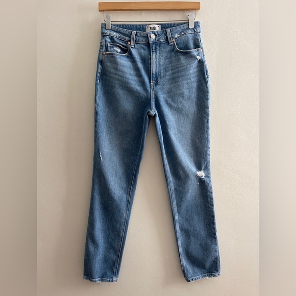 Paige Sarah Slim Capulet Destructed Jeans, Size 27 - Picture 10 of 16